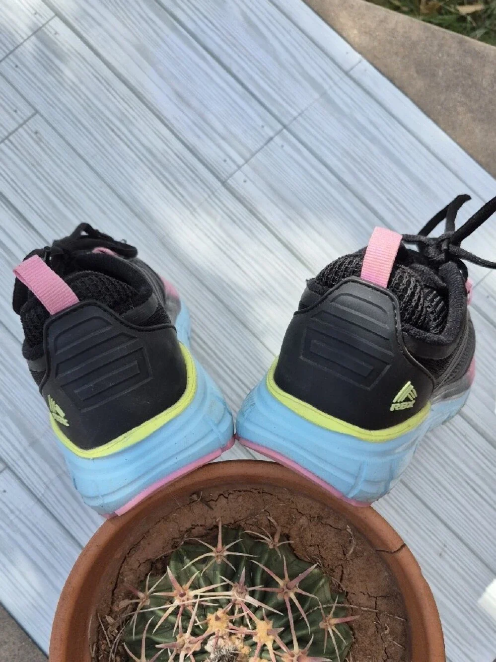 Womens RBX Black Athletic Sneakers